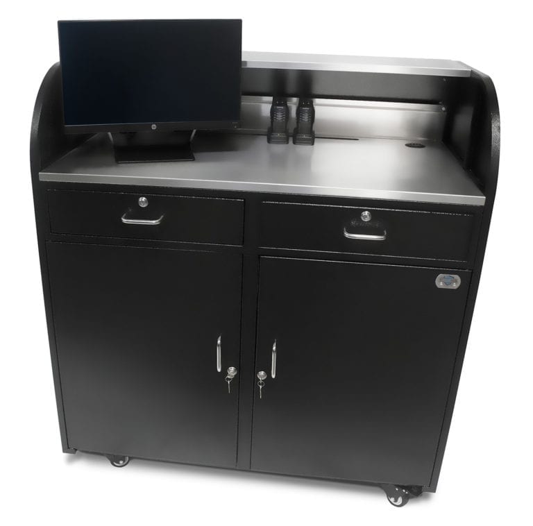 Portable Professional Security Desk The Security Station