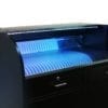 Portable Professional Security Desk with LED Lighted Counter
