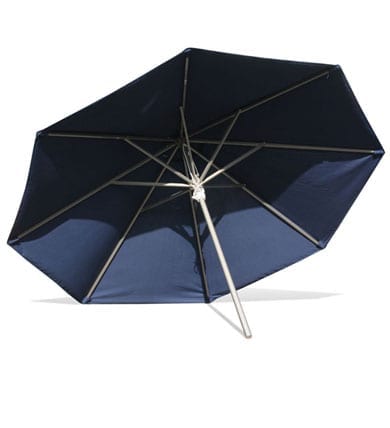 dark blue umbrella