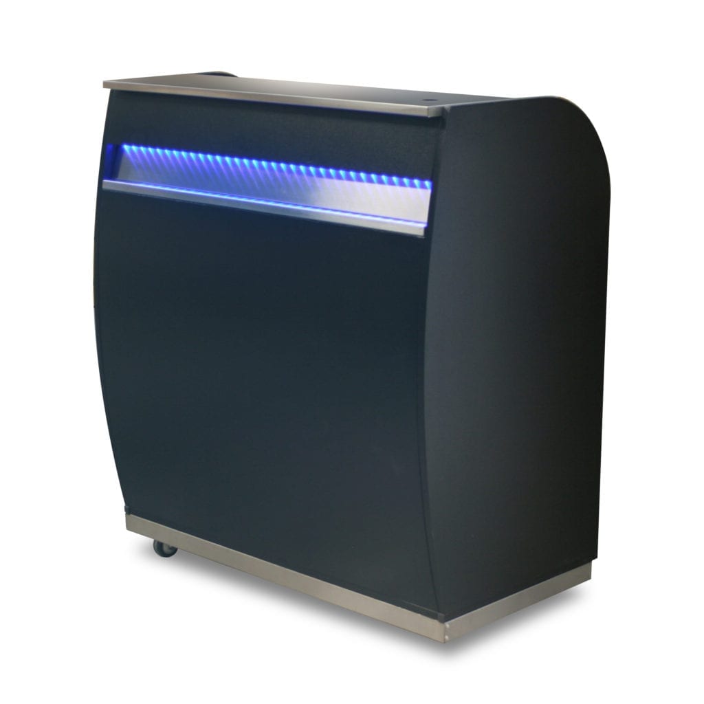 Professional Valet Kiosk with blue LED