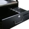 Compact Valet Podiums: Folding door and drawer handles