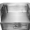 All Stainless Steel Security Podium Counter