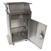 All Stainless Steel Security Podium