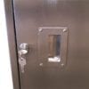 Stainless steel podium door handle wtih key cam lock