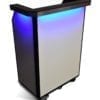 Custom Deluxe Security Desk, White Acrylic Panels
