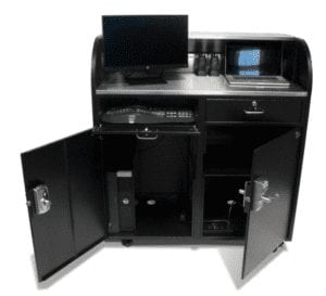 Portable professional Security Desk