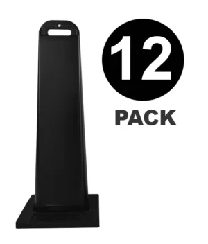 Blank Line Control Delineator Sign Base (12 Pack)