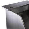 Stainless Steel Standard Security Podium with Transaction Counter