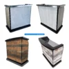 Custom Portable Professional Security Desk - Laminate Panels
