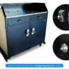 Custom Portable Professional Security Desk with Schlage Keypad Lock installed