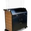 Custom Professional Security Desk with Sneeze Guard