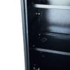 Compact Podium with 2 Shelves installed - detailed view