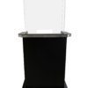Heavy Duty Deluxe Podium with Sneeze Guard