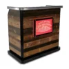 Custom Portable Professional Security Desk (LED Sign) - Front